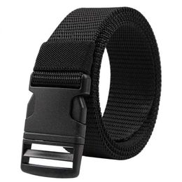 Waist Chain Belts Men Belt New Army Belts Adjustable Belt Men Outdoor Travel Tactical Waist Belt with Plastic Buckle Y240422