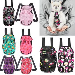 Dog Carrier 1PC Breathable Pet Bag Outdoor Small Backpack Double Shoulder Four-legged Cat Comfortable Travel For Pets