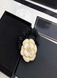 2021 Fashion Jewellery For Women Black Ribbon Design Camellia Flower Beautiful Girls Hair Wear Jewellery Hair Luxury Top Jewelry5102052