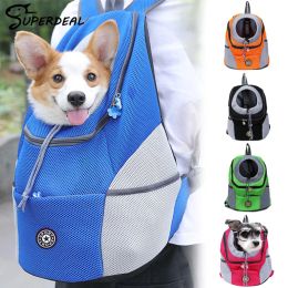 Bags Dog Backpack Puppy Dogs Carrier Bag Durable Padded Shoulder Pet Cat Carrier Outdoor Portable Packaging Carrying Pet Supplies