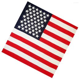 Dog Collars American Flag Pattern Pet Bib Triangle Saliva Towel Multifunctional Collar Scarf Puppy Dress Up Accessories For