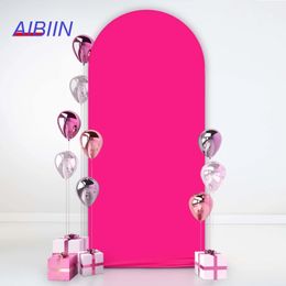 Wedding Arch Backdrop Stand Cover Balloons Flower Door Background Elastic Spandex Banquet Birthday Party Supplies Decoration 240419