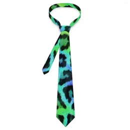 Bow Ties Two Tone Tie Leopard Print Custom Neck Elegant Collar For Men Wedding Party Necktie Accessories