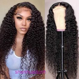 Wholesale Fashion Wigs hair for women Front lace wig fashionable and natural womens long split curly large waves full head set style