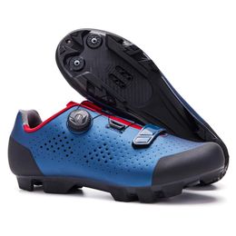 Cycling Shoes Unisex MTB Mountain Bike Wear Resistant Waterproof Bicycle Nylon Bottom Self-Locking Riding Shoe 240416