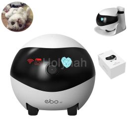 Toys Enabot Air Se Ebo Catpal Smart Robot Al 1080p Pet Dog Cat Voice Video Record Intelligent Family Robot Toy for Companion