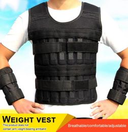 15kg35kg Loading Weighted Vest For Boxing Training Workout Fitness Equipment Adjustable Waistcoat Jacket Sand Clothing5863231