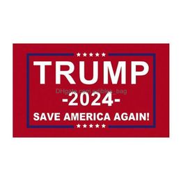 Banner Flags 2024 Campaign Flag Trump Us Keep America Again Ivanka Household Garden Supplies 150X90Cm Drop Delivery Home Festive Part Dhthd