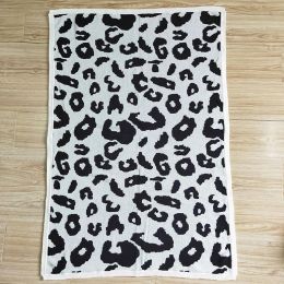 sets Toddler Knit cotton throw Double Bed Blanket Bedding Fleece Black Leopard Kid Breathable Wholesale Newborn Children Thin Quilt