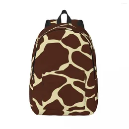 Backpack Schoolbag Student Giraffe Skin Texture Shoulder Laptop Bag School