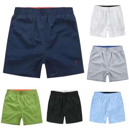 Men's Shorts designer shorts for men Summer swim shorts PL Mens Shorts 3/4 Beach Pants Solid Sports Pants Casual Loose Polo Quick Drying Surfing Pants