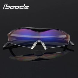 iboode 250 Drgree Magnifying Glass Reading Glasses Big Vision Presbyopic Magnifier Eyewear 3 Colors 240415