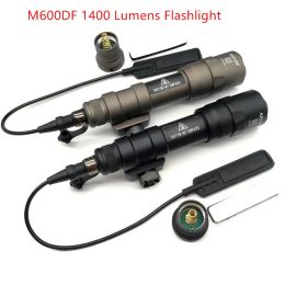 Scopes Tactical Flashlight M600df 1400 Lumens Surefir Scout Light Hunting Softair Mount Weapon Light Sotac