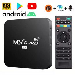 Receivers MXQ PRO TV BOX Android 11.0 S905L 2.4G&5G WiFi Original Quad Core 16GB RAM 256GB ROM Youtube Media Player Mxq Pro 4K Set Top Box