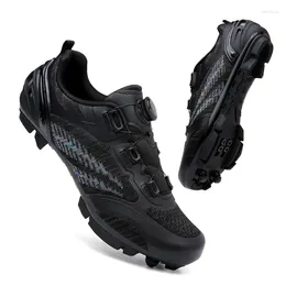 Cycling Shoes Sneakers Men MTB Knit Self-Locking Road Bicycle Women Exercise Bikes Cleats Clip Cycle Racing