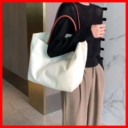 Shopping Bags 2024 Ladies Handbags Cloth Canvas Tote Black White Travel Women Eco Reusable Shoulder Shopper Student Bag