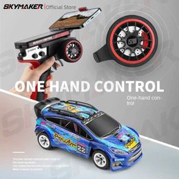 Electric/RC Car WLtoys 1/28 rc car 284010 284161 4WD Drive Off-Road 2.4G 30KM/H High Speed Alloy Car 1 28 Rally Racing Car Toys for Kids Gift T240424