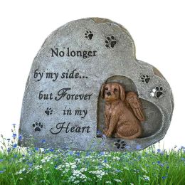 Gravestones Dog Grave Marker Pet Memorial Garden Stone Heartshaped Dog Loss Of Pet Sympathy Gift Pet Memorial Garden Stone For Cemetery