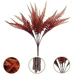 Decorative Flowers Realistic Artificial Ferns Fern Set For Home Office Decor 4 Piece Uv Resistant Faux Indoor