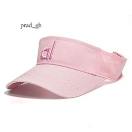 Designer Cap Ball Alooo Hat Yoga Baseball Hat Fashion Summer Women Versatile Big Head Surround Show Face Small Sunvisor Hat 346