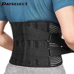 Belts Medical Back Brace Waist Trainer Belt Spine Support Men Women Breathable Lumbar Corset Orthopedic Fa Lumbar Hombre Gym Belts