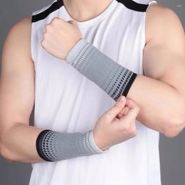 Wrist Support Breathable Absorb Sweat Nylon Knit Volleyball Fitness Sports Bands Compression Protective Wristband