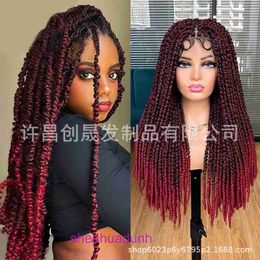 Full lace crochet hair set Passion Twist Hair synthetic wig