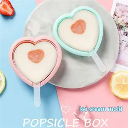 Baking Moulds Cake Mold Heart-shaped Homemade Ice Lolly With Sticks Creative Tray Dessert Tool Chocolate