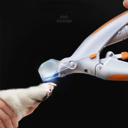 Clippers Professional Pet Nail Clipper with LED Light Dog Cat Groomin Tool Scissors Nail Toe Claw Scissors Trimmer Animal Pet Supplies