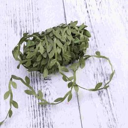 Decorative Flowers Artificial Vines Ivy Leaf Plants Vine Hanging Garland Foliage Greenery For Home Garden Wedding Christmas