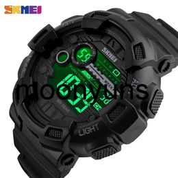 skmei watch SKMEI Outdoor Sport Watch Men Multifunction 5Bar Waterproof PU Strap LED Display es Chrono Digital reloj hombre 1243 220618 high quality