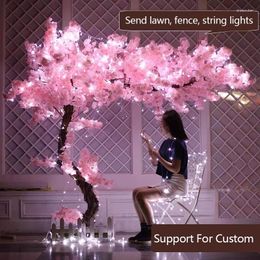 Decorative Flowers Artificial Cherry Blossom Tree Peach Banyan Handmade Indoor Outdoor Home Office Party Wedding Reception Centre Decoration