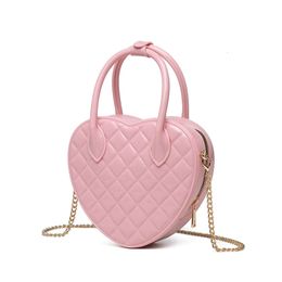 Jelly Bag New Crossbody Bag Women's Lingge Chain Handbag Love Bag 22010