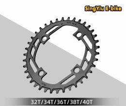 Parts Sing Yiu EBike BAFANG Central Motor Gear Plate 104BCD Steel Material PROWHEEL 32T34T36T38T40T Positive And Negative Teeth