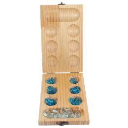 Sets Chess Board Adults Mancala Foldable Wooden Stones Portable Mancale Game Toy Training Children Bike