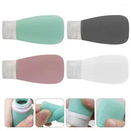 Storage Bottles Silica Gel Bottle Makeup Lotion Holder Containers Shower Dispenser Travel Toiletries