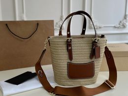 Grass woven vegetable basket bag women's handbag Lafite grass handbag pure handmade woven men's oversized crochet technology ultra light and large capacity