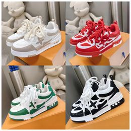 designer shoes Embossed lvvtrainers Sneakers trainers floor Women Men Mesh Abloh Sneaker Platform Virgil Maxi Casual Shoes Lace-up Runner Trainer Shoes