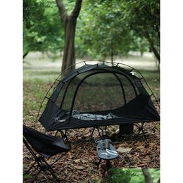 Tents And Shelters Vidalido Single Person Outdoor Cam Bed Tent Lightweight Convenient Net Antimosquito Portable Aluminium Alloy Pole Dhknm