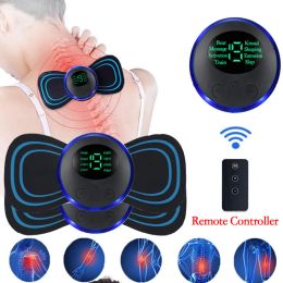 Massager Smart Electric Neck Massager Portable Rechargeable Ems Cervical Vertebra Massage Patch for Muscle Relax Pain Relief Dropshipping