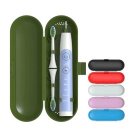 Heads Toothbrush & Toothpaste Holders with Protective Cover, Portable Travel Case for Oral B Electric Toothbrush Handle Storage Box