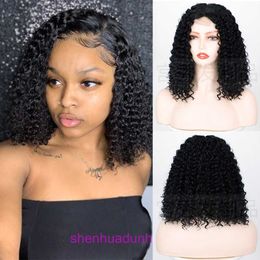 Wholesale Fashion Wigs hair for women Wig front lace womens wig small middle split roll long cover Afro