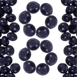 Party Decoration 50 Pcs Simulation Blueberry Simulated Fake Blueberries Faux Artificial Decor Resin Model Fruit Models