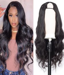 Body Wave U Part Wig Human Hair Wigs Brazilian Body Wave Remy Hair 150 Density 2x4 inch Glueless Human Hair Wigs Fastinstalling W3310583