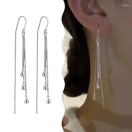 Stud Earrings 1Pair Temperament Long Water Drop Tassel For Women Girls Personalized Fashionable Jewelry Accessories Birthday Gifts