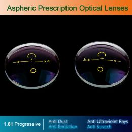 Lenses 1.61 Digital Freeform Progressive Aspheric Optical Eyeglasses Prescription Eyewear Optical Lenses