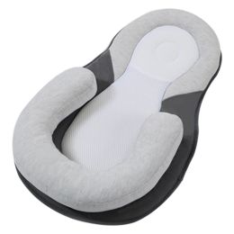 Pillow Baby Shaping Pillow Newborns Antibiased Head Sleep Positioning Pad Roll Anti Flat Travel Pillows Infant Breathable Mattres