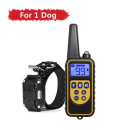 Collars 1000m Antibark Collar For Dogs Electric Shock Collar Remote Control Dog Training Collar Waterproof Beep Vibration Bark Stop