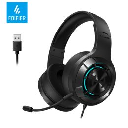 Headphones Edifier Gaming Headset HECATE G30 II USB Wired Headphones RGB Lighting 7.1 Surround Sound PC PS4 PS5 Xbox with Microphone