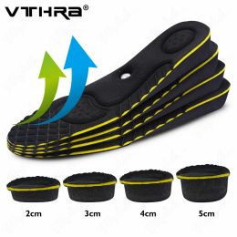 Massager 2/3/4/5 Cm Invisible Height Increase Insoles Magnetic Massage Cushions Height Lift Cut Shoe Heel Insert Taller Support Foot Pads